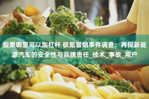 股票哪里可以加杠杆 极氪冒烟事件调查：再探新能源汽车的安全性与品牌责任_技术_事故_用户