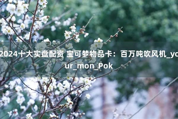 2024十大实盘配资 宝可梦物品卡：百万吨吹风机_your_mon_Pok
